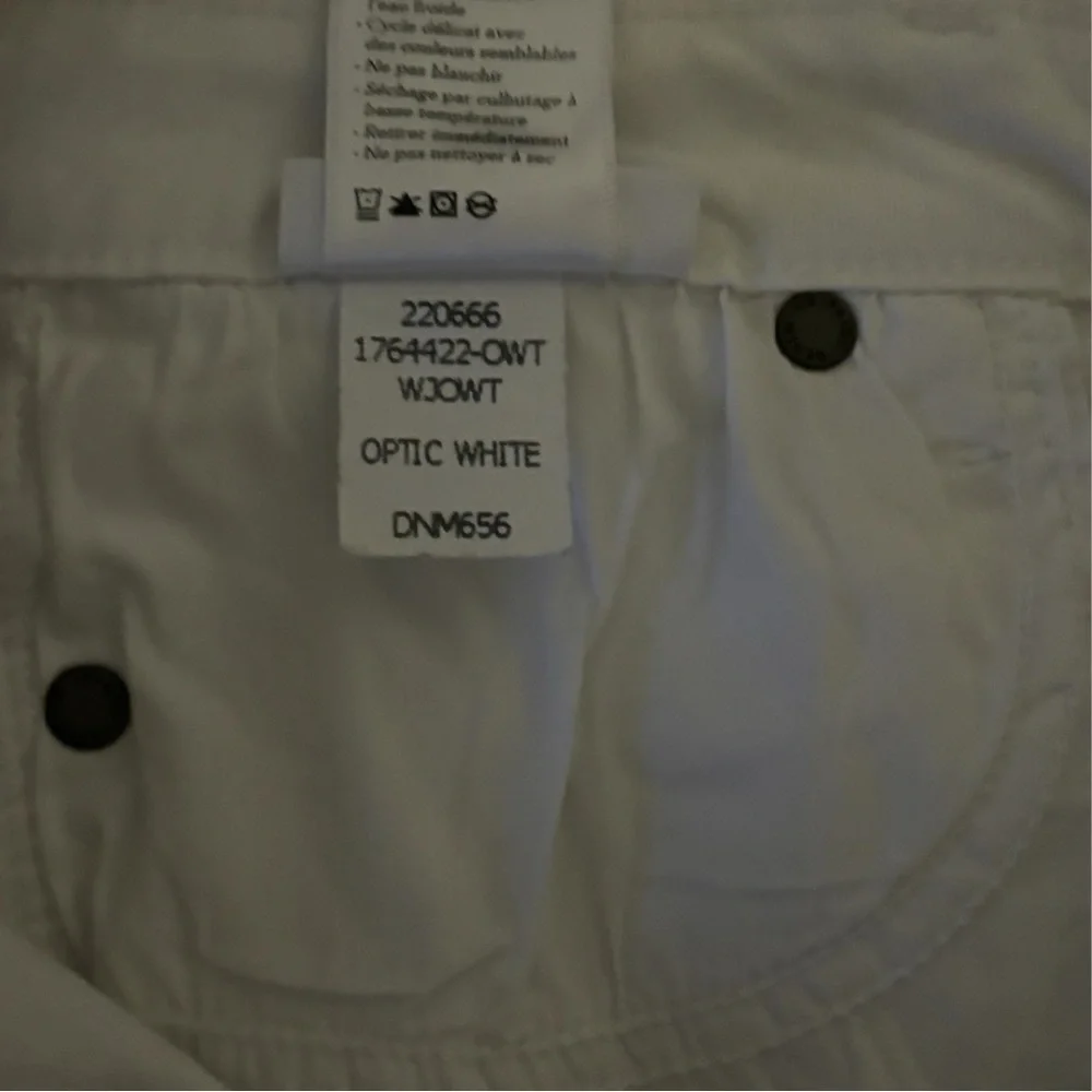 EUC PAIGE Verdugo Ankle Skinny Style DNM656 Optic White Size 6 - Picture 13 of 14